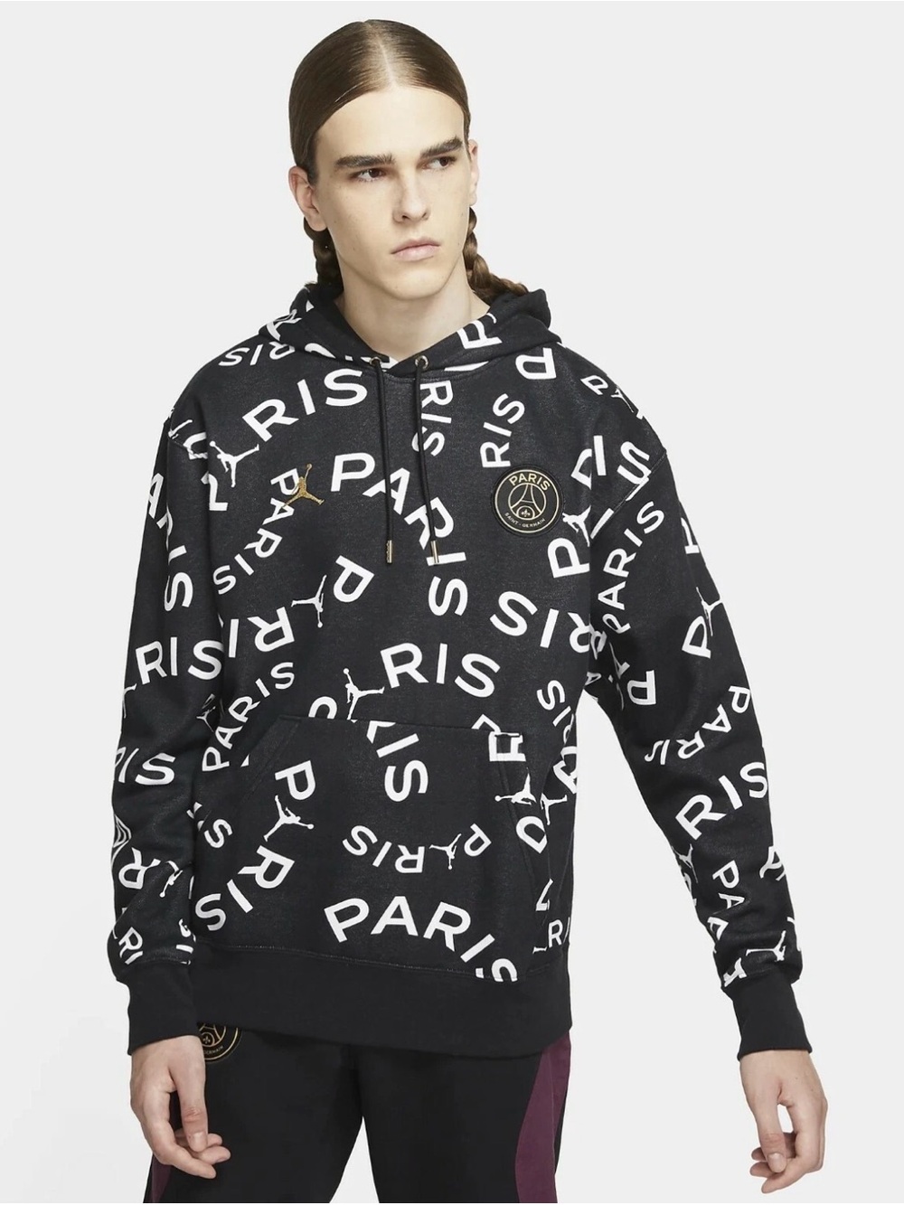 Nike Jordan x Paris Saint Germaine Graphic Black Hoodie